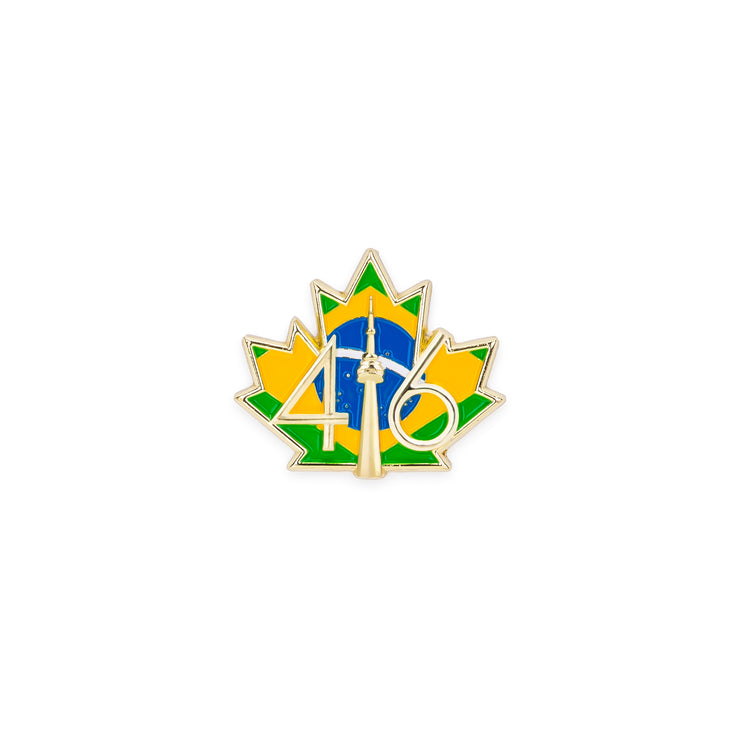 416 Brazil Flag Lapel Pin