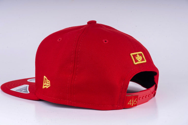 416 New Era 9FIFTY Snapback - Red / Gold