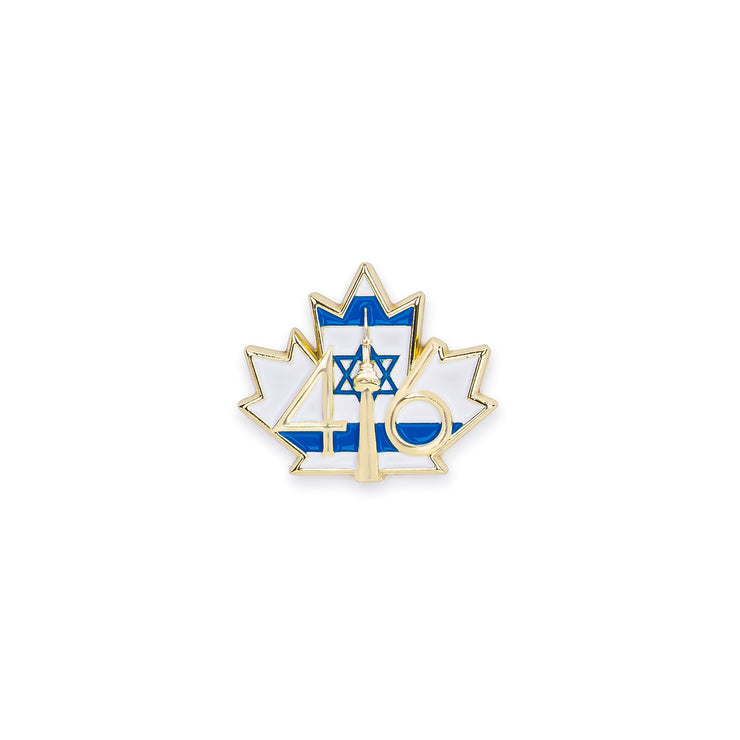 416 Israel Flag Lapel Pin
