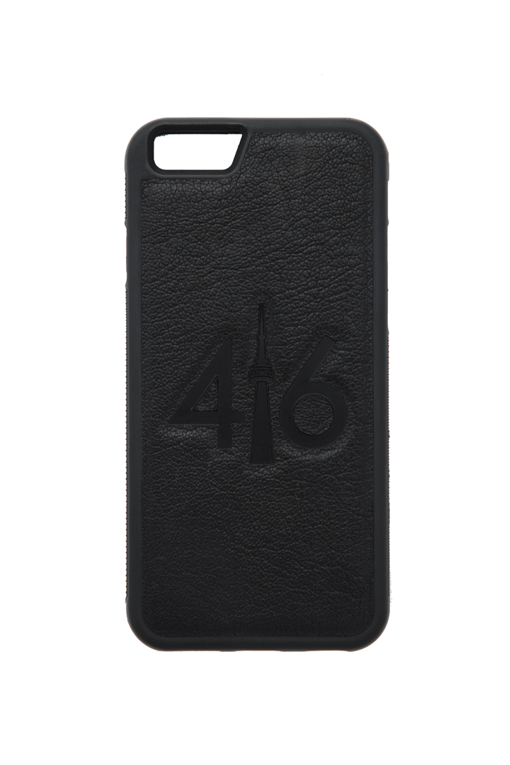 416 iPhone Case - Leather BLACK 416™