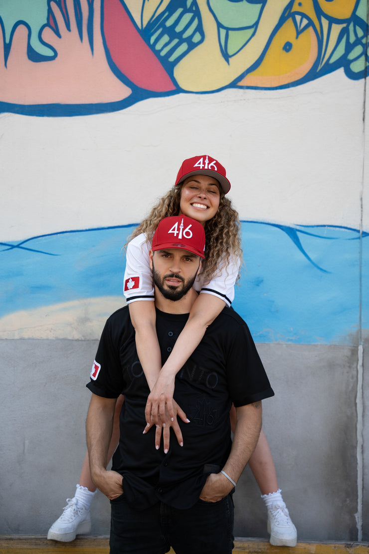 416 NEW ERA 9FIFTY SNAPBACK - RED/WHITE