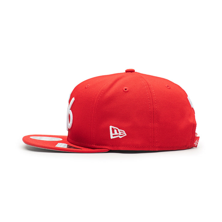 416™ New Era 9FIFTY Snapback cap - RED/WHITE LOGO