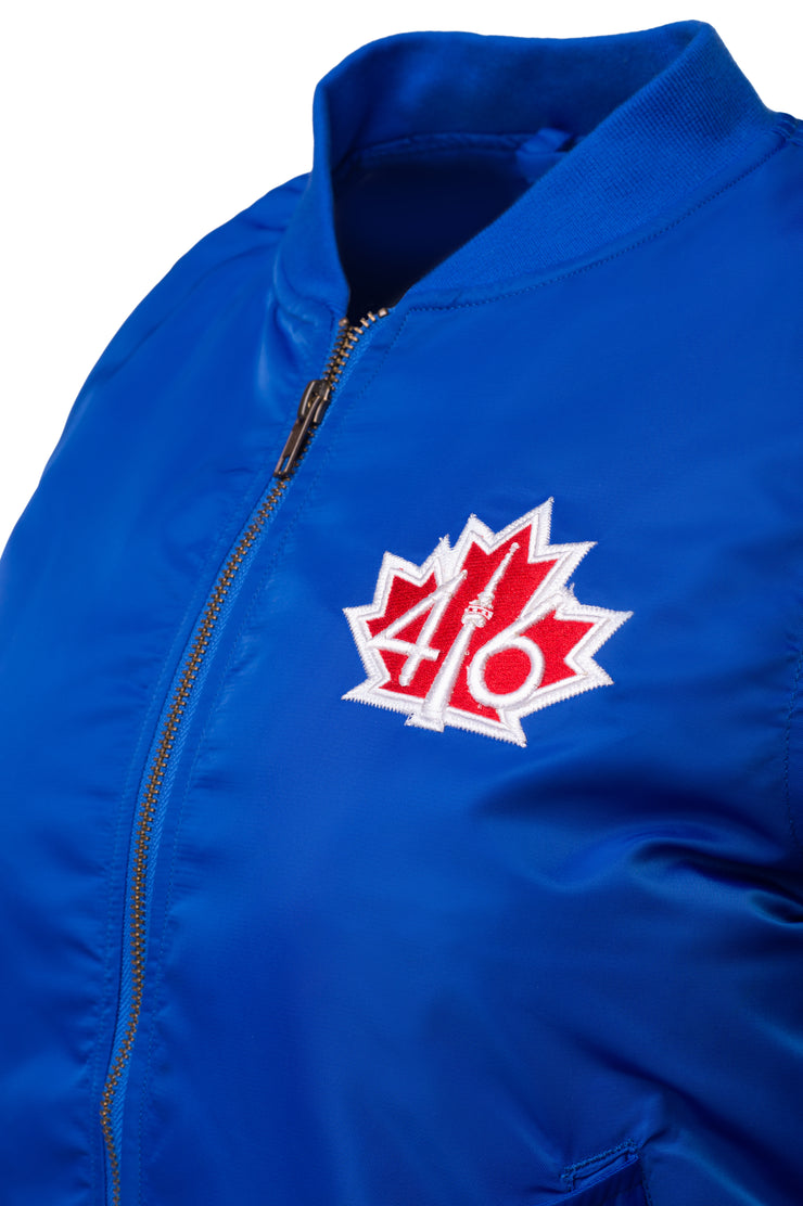 Limited Edition 416 Women's Bomber Jacket - Blue