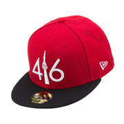 416 New Era 59FIFTY - Red / Black / White