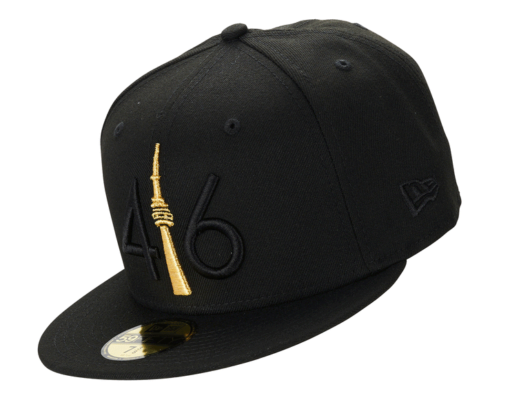 416 New Era 59FIFTY - Black / Gold Tower