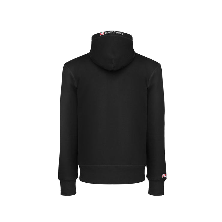 416 French Terry Men's Pullover Hoodie - Black