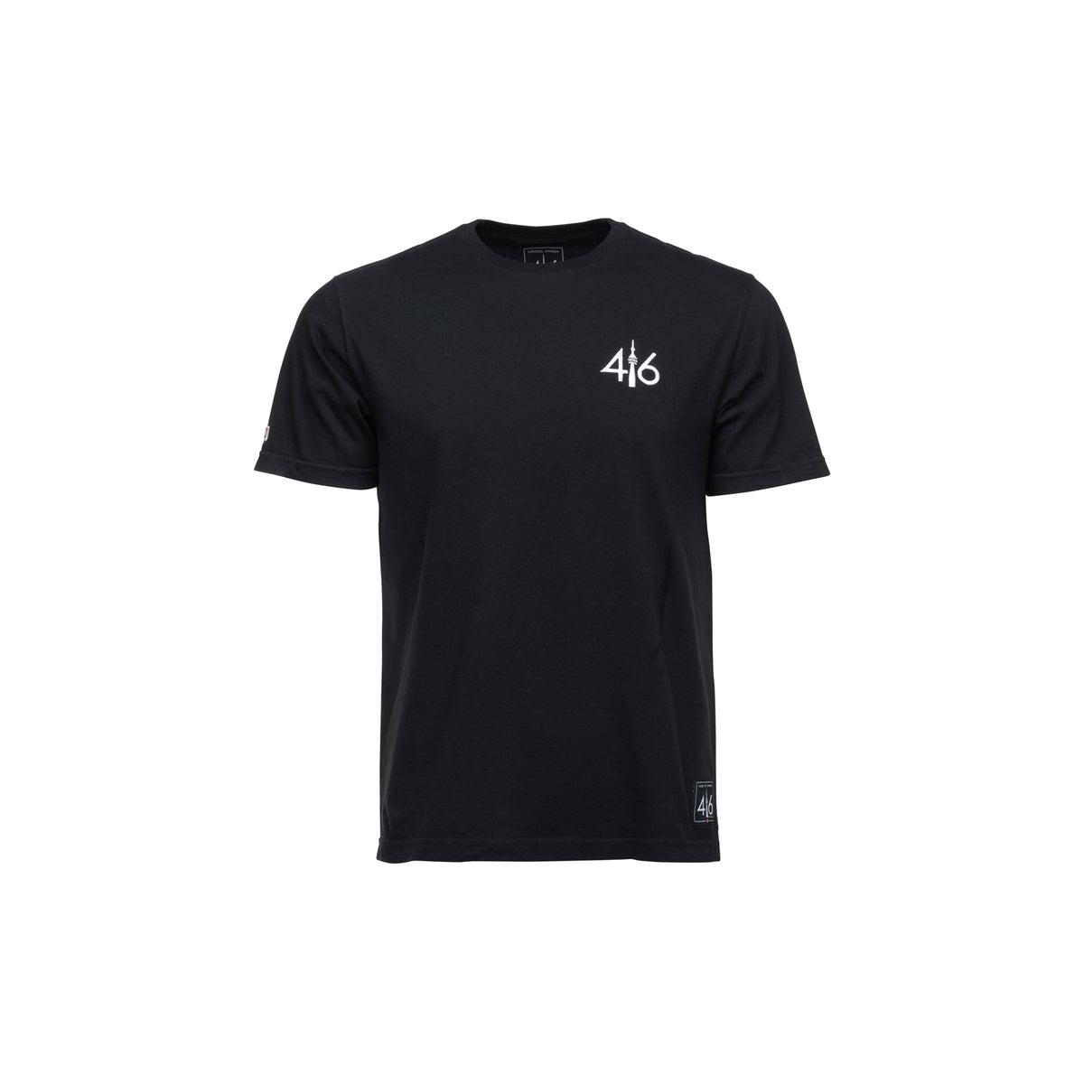 416 Short Sleeve Crew Neck T-Shirt - Black – 416 Company