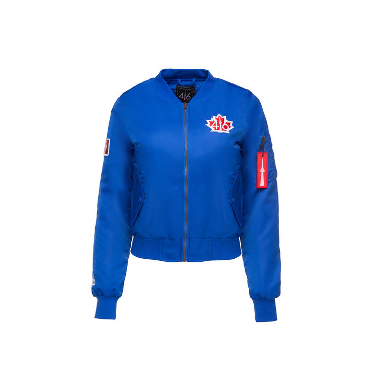 Limited Edition 416 Women's Bomber Jacket - Blue