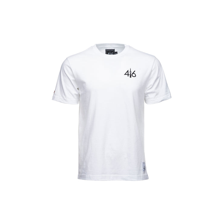 416 Short Sleeve Crew Neck T-Shirt - White